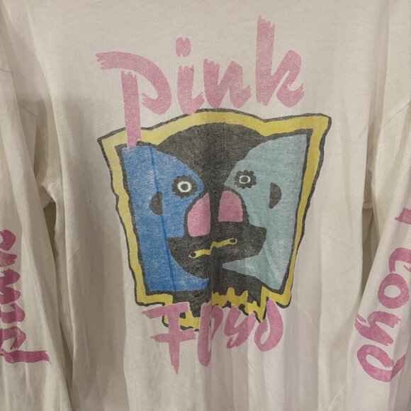Daydreamer Pink Floyd Division bell long sleeve tee in Vintage white - Picture 4 of 7